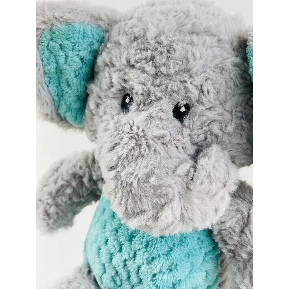 Spark Create Imagine Elephant Plush Stuffed Animal Toy Rattles & Ears Crinkle - Picture 3 of 7